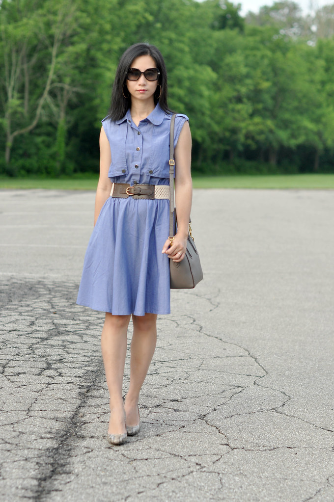 Sydney's Fashion Diary: Le Tote Review: Chambray shirtdress