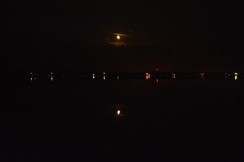 moon lake ontario canada reflection moonlight ignace 2014 flickrfriday agimaklake