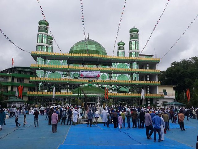 Eid-ul-Fitr namaz in Glass Mosque, Shillong