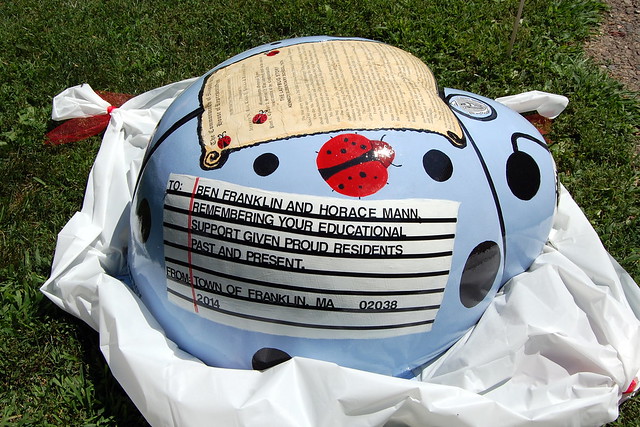 The "Proclamation Bug" as shown on the Town Common lawn in Aug 2014