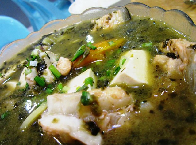 Ming Mei Shi chao chai fish soup