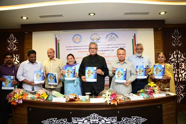 Releasing of the Book on Role of NCMEI in strengthening the educational profile of minorities in India