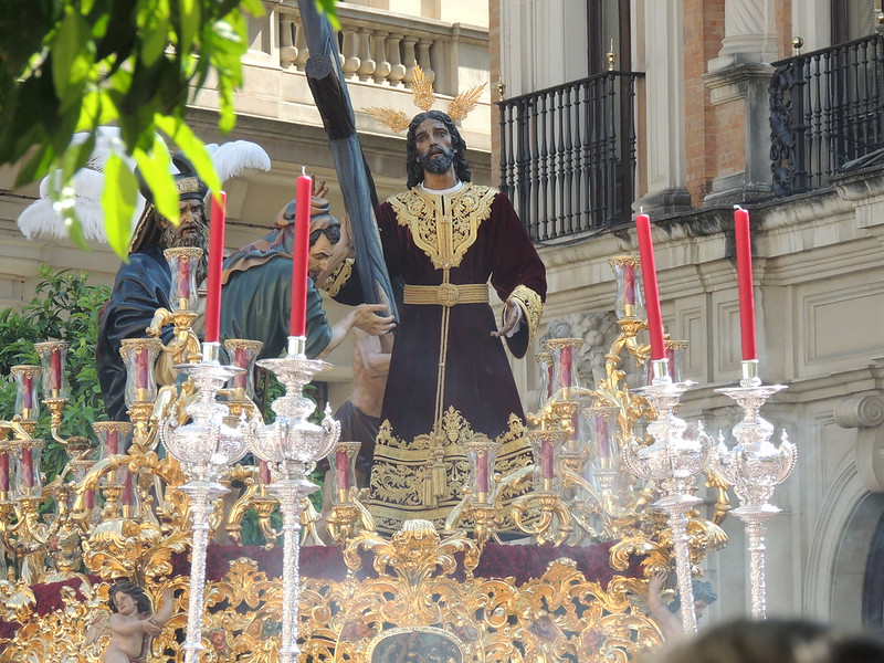 Nuestro Padre Jesús de la Victoria en la Plaza Nueva