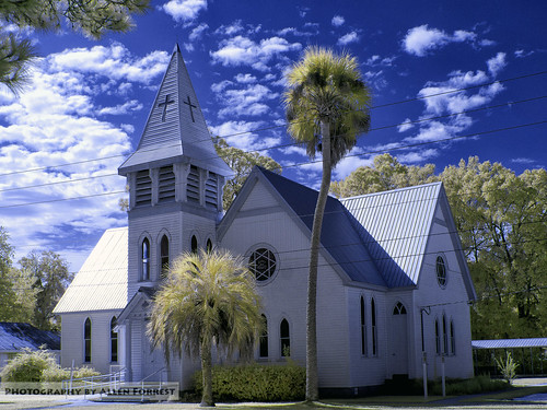 590nm church florida ir590 infrared lawtey victorian architecture unitedstates