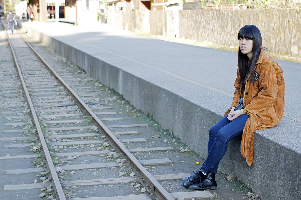 Girl on the railway