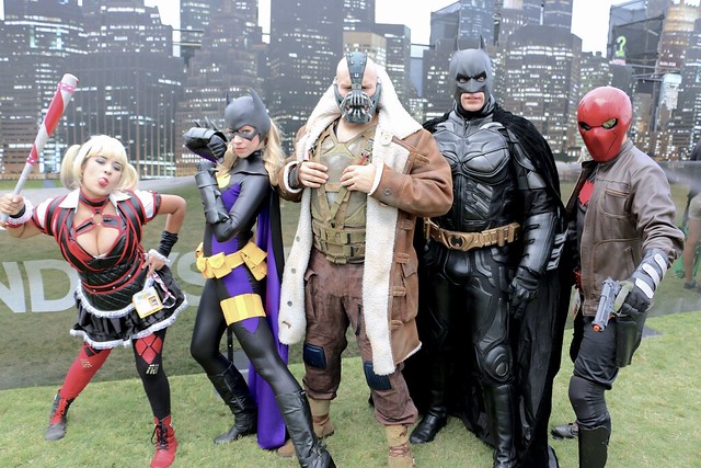 Gotham Batman zip line at San Diego Comic-Con 2014