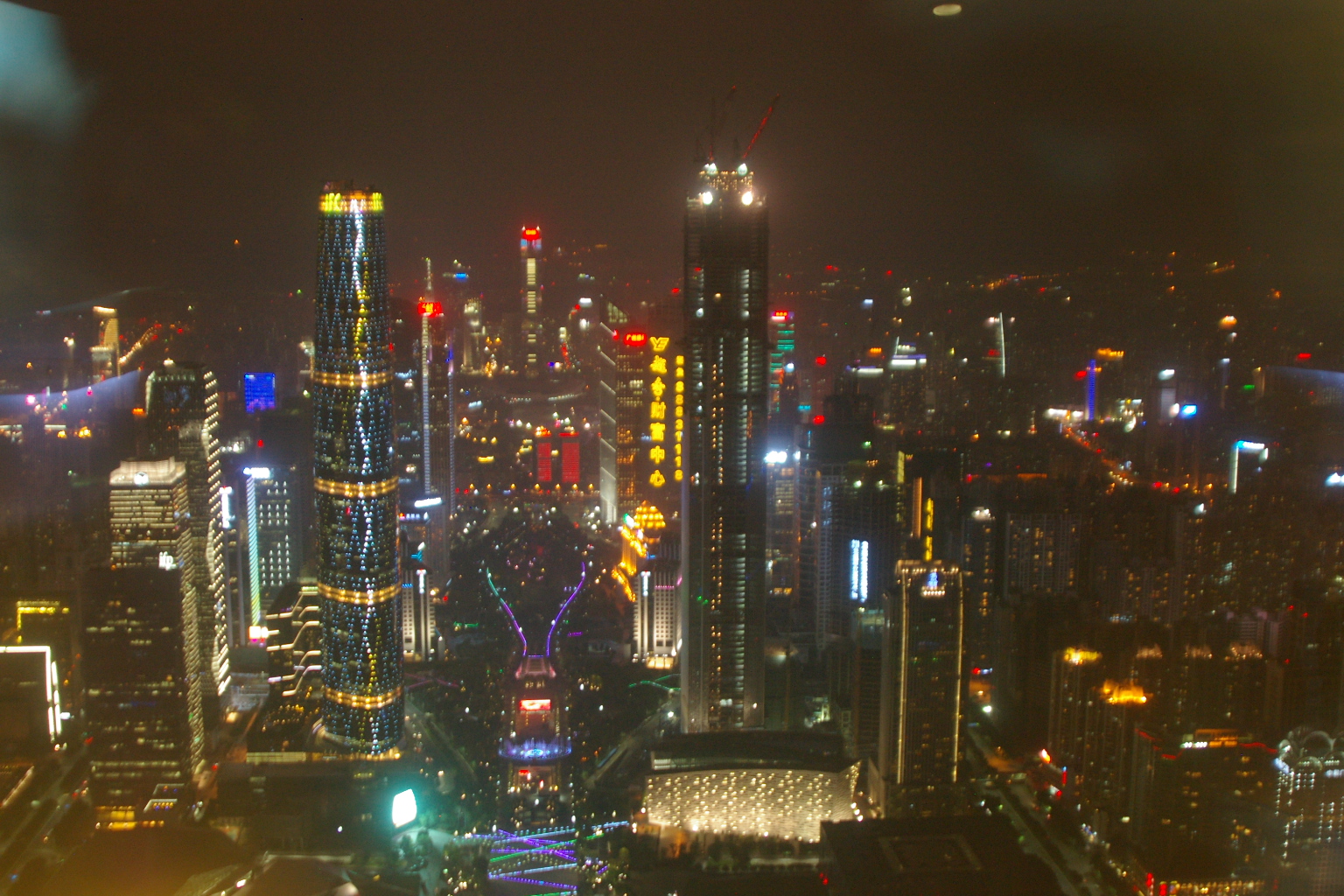 Guangzhou Tower in Guangzhou, Guangdong, China /Mar 19,2014