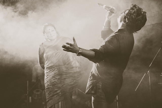 Bengali singer Mir performing live