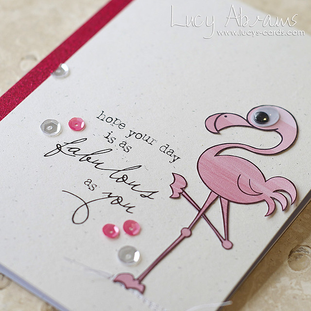 fabulous flamingo 2 by Lucy Abrams
