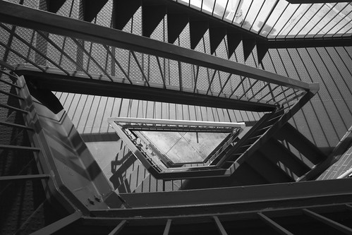 longexposure bw white black monochrome stairs canon top stairway nighttime birdseyeview 6d 24105mm