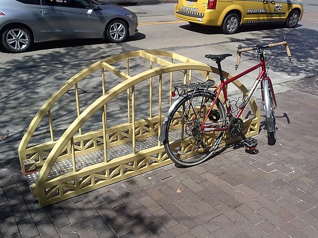 Downtown Pittsburgh Cultural Trust bike racks