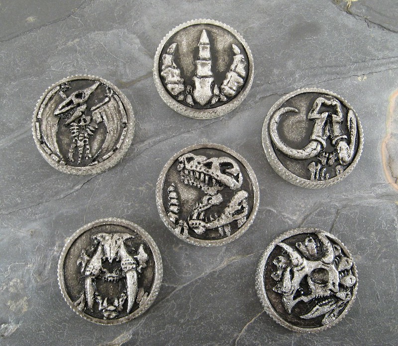 Power Rangers Legacy Fossil Skeleton Coins