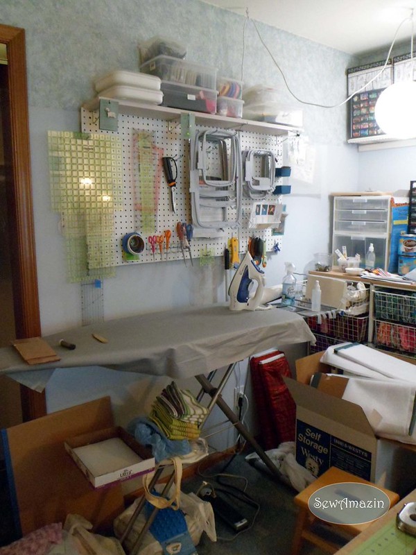Sewing Room 'Before' Reorganization