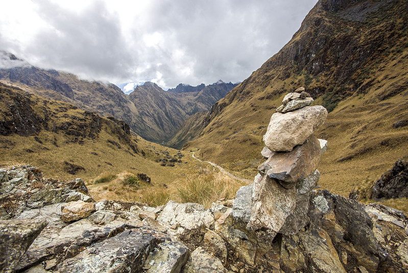 hiking on the Inca Trail
