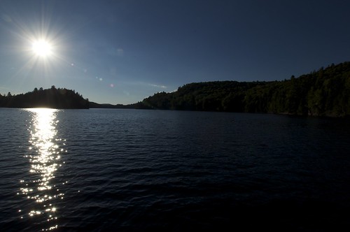 sun lake soleil twilight nikon lac brunante d90 samrock pourvoiriechevreuilsblancs
