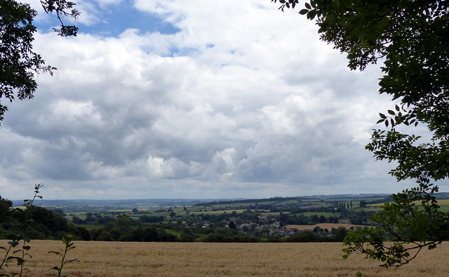 Looking down on Chipping Campden