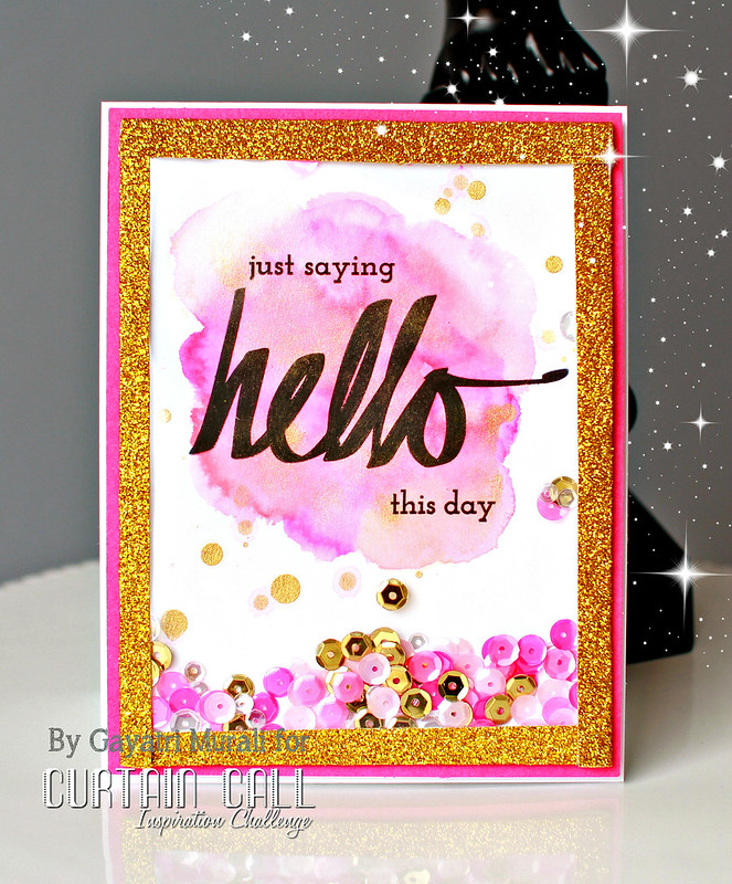 Just Saying Hello card