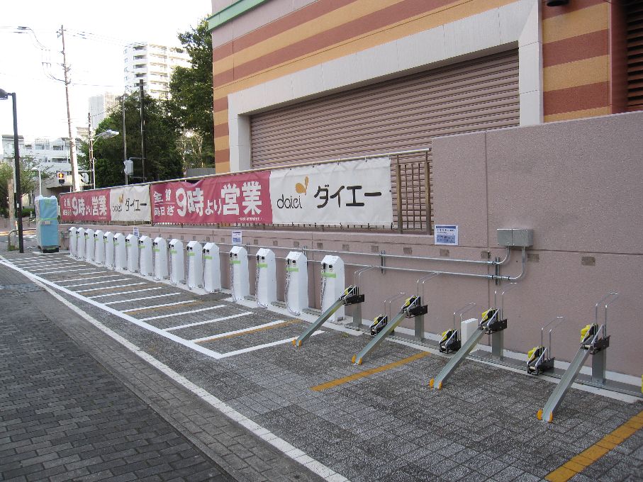 Велостоянка в Японии