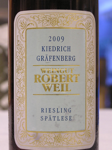 Robert Weil 2009 Riesling Spatlese Kiedricher Grafenberg Rheingau