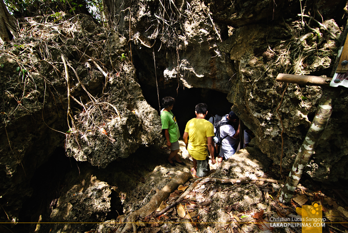 One of the Five Caves of Lamanoc Island in Anda, Bohol
