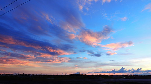 blue sunset red wallpaper sky orange color gulfofmexico weather yellow clouds landscape evening coast nikon flickr florida dusk september coolpix storms bradenton p510 mullhaupt cloudsstormssunsetssunrises jimmullhaupt