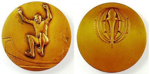 Georges Contaux Long Jump medal