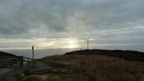 sunset sea cloud seascape clouds scotland nuage nuages ecosse mullofkintyre