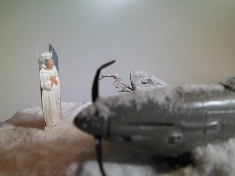 La Dame de la neige [Heller Heinkel 112 + diorama] 14493649347_577dbb0424_o