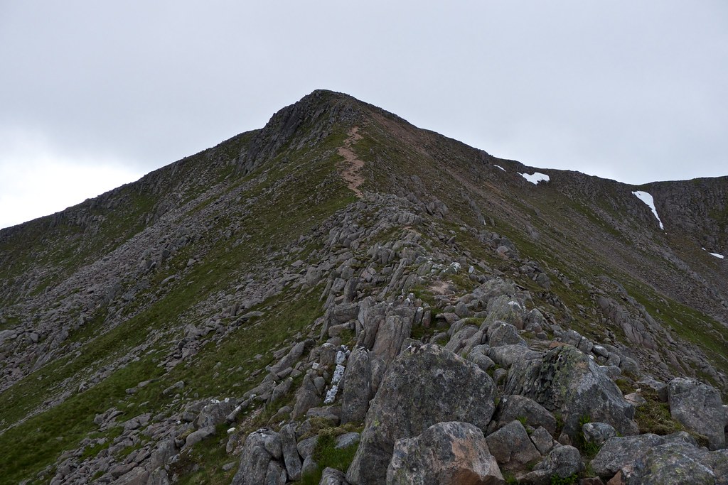 The east ridge of Ben Starav