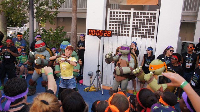 Teenage Mutant Ninja Turtles Guinness World Record Breaking at Nick Hotel