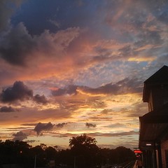 Maximum #cloudporn. Also #sunset #nofilter #valleystream #valleystreamsucksthough #NY