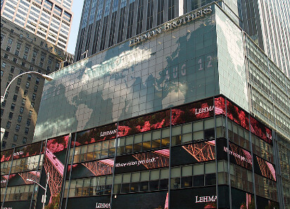 Ex-sede do Lehman Brothers, banco de investimentos falido em 2008, no bojo da crise financeira internacional - Créditos: David Shankbone