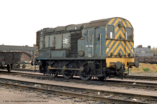 train bedford diesel bedfordshire railway britishrail shunter class08 08704