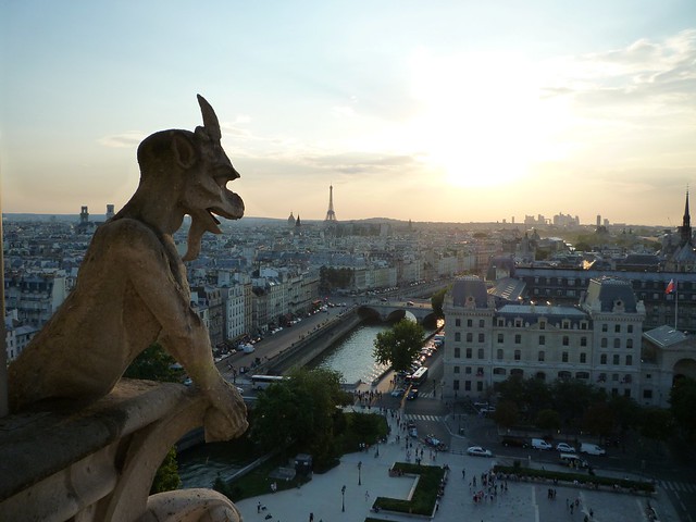 From atop Notre Dame