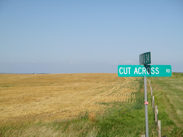 A field cut accross