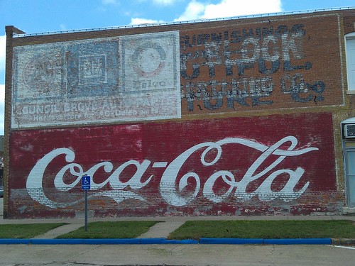 mural ad coke advertisement kansas cocacola morriscounty councilgrove us56