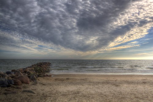 sea sky colour beach clouds landscape denmark horizon shore april breakwater blavand 2014 blåvand