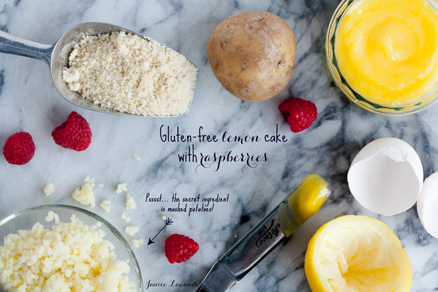 gluten free lemon cake from mashed potatoes | kitchen heals soul