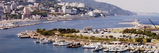 Atami Port in Atami City, Shizuoka, Japan