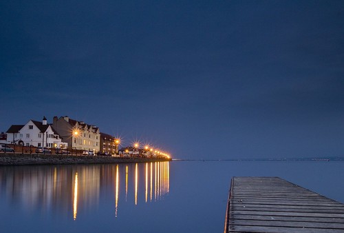 blue reflection water jetty promenade westkirby westkirbymarinelake