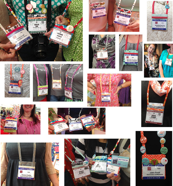 ID / Badge Holders in the wild (Quilt Market, Pittsburgh 2014)