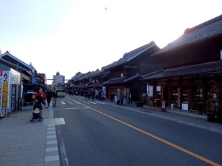 Japanese Storehouses Street in Kawagoe