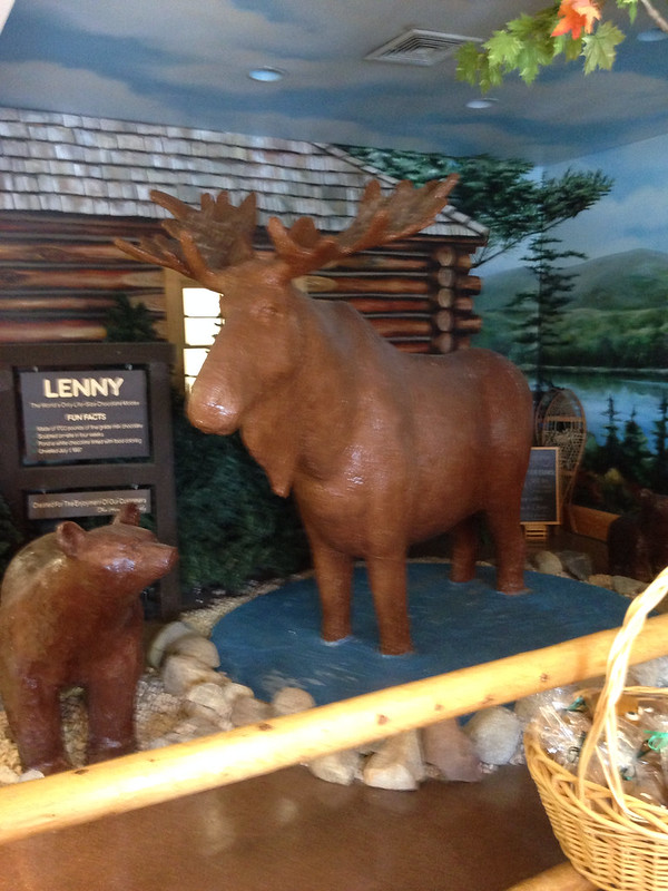 Lenny the life sized chocolate moose