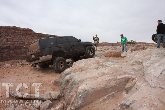 4Runners in Moab | Nate flexes his 1999 4Runner at Poison Spider Mesa.