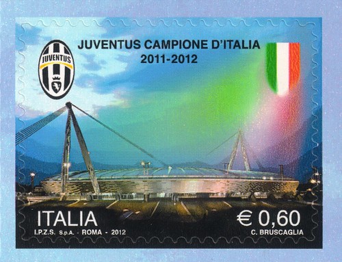 juventus campione d'italia stamp 2011-2012 - italia