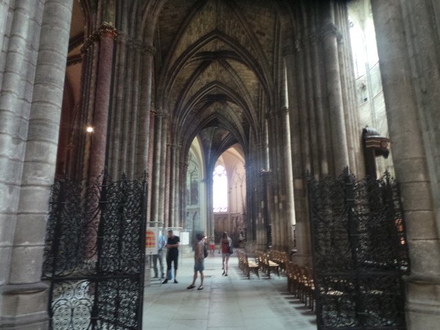 Inside the Bordeaux Cathedral