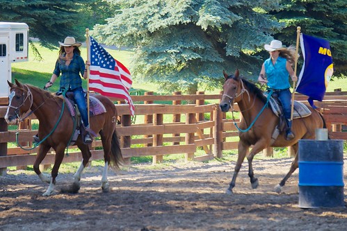 vacation horses horse montana flags riding cowgirls flatheadlake flathead flatheadlodge