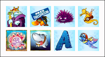 free Ocean Oddities slot game symbols