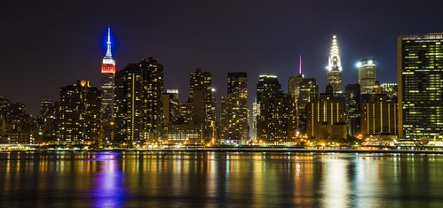 newyorkcity newyork night manhattan clear midtown empirestatebuilding nightview