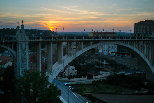bridge sunset shadow españa sun sol puente atardecer spain sombra teruel 1929 penumbra viaducto aragón viaductoviejo fernandohué
